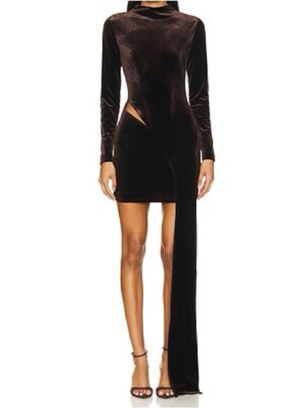 MOTHER OF ALL Zinnia Mini dress- Brown